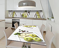 Наклейка 3Д виниловая на стол Zatarga «Пряные яблоки» 600х1200 мм для домов, квартир, столов, IN, код: 6510848