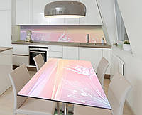 Наклейка 3Д виниловая на стол Zatarga «Дуновение ветра» 650х1200 мм для домов, квартир, столо IN, код: 6441317