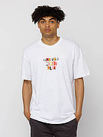Мужская футболка оверсайз M белый Troy Life ЦБ-00219868 IN, код: 8422899