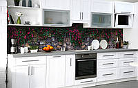 Наклейка на скіналі Zatarga на кухню «Пурпурові стіни» 600х3000 мм вінілова 3Д-наклейка кухо IN, код: 6441691