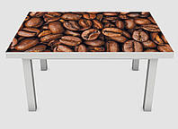 Наклейка на стол Zatarga Зерна кофе 600х1200 мм (Z180226) IN, код: 1804355