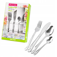 Набір столового приладдя 24 пр. з неіржавкої сталі Kamille KM-5238R