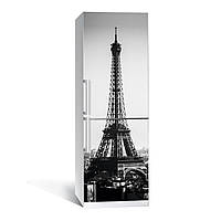 Наклейка на холодильник Zatarga черно-белая Эйфелева башня 01 650х2000 мм (Z180049) IN, код: 1804556
