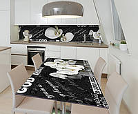 Наклейка 3Д виниловая на стол Zatarga «Тайны изящества» 600х1200 мм для домов, квартир, столо IN, код: 6441832