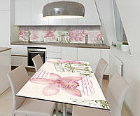Наклейка 3Д виниловая на стол Zatarga «Поэтичный Париж» 650х1200 мм для домов, квартир, столо IN, код: 6441847
