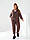 Стильний костюм з капюшоном, спортивний костюм двонитка батал, жіночий спортивний великого розміру, фото 4