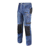 Штаны джинсовые рабочие LahtiPro 40510 S Синие FS, код: 7800452