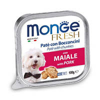 Консервы для собак Monge DOG FRESH свинина 100 г (8009470013093) - Топ Продаж!