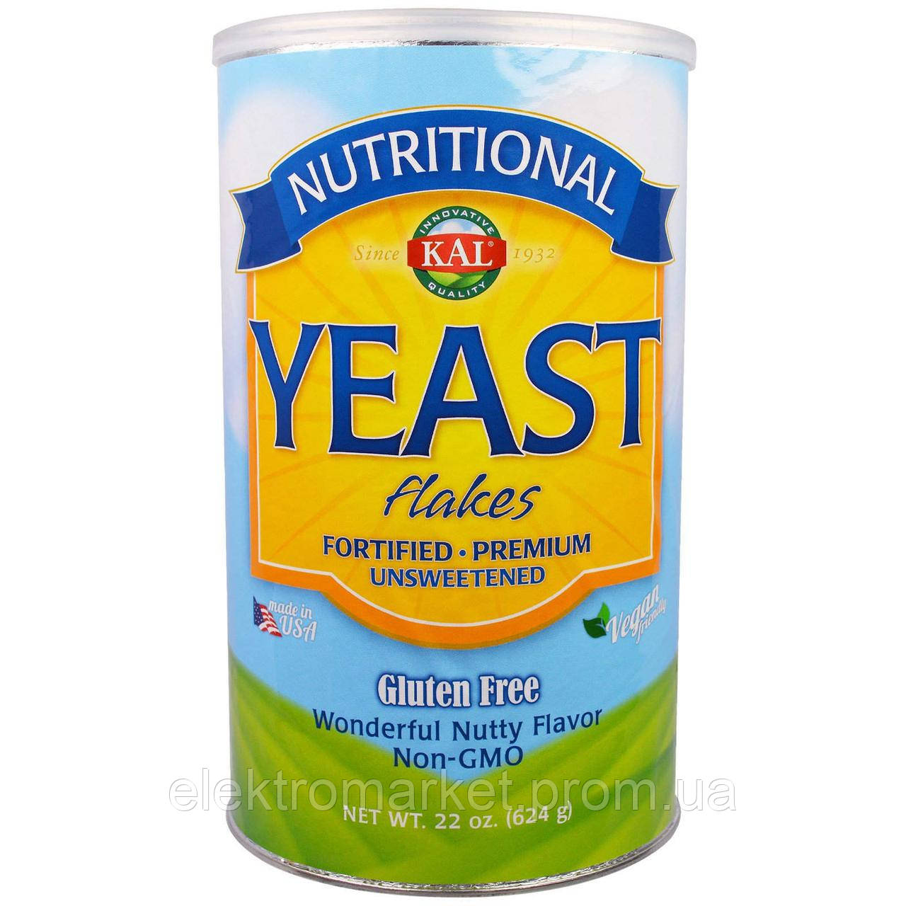 Дрожжи хлопьями несладкие Yeast Flakes KAL 624 г ET, код: 7586566 - фото 1 - id-p2164707485