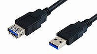 Кабель пристроїв-подовжувач Gutbay USB3.0 A M F 5.0m AWG28 3xShielding Cu чорний (78.01.2942 ET, код: 7453426