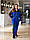 Стильний костюм з капюшоном, спортивний костюм двонитка батал, жіночий спортивний великого розміру, фото 3