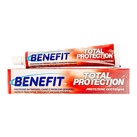 Зубная паста Benefit Total Protection Полная Защита 75 мл QT, код: 7723426