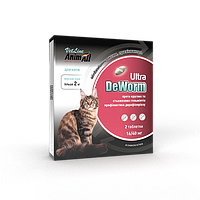 AnimAll VetLine DeWorm Ultra Антигельминтик для взрослых кошек весом от 2 кг 2 табл