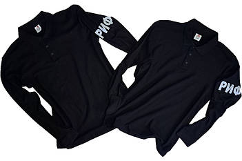 Поло с длинным рукавом