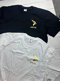 печать на футболке золотом