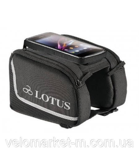 Чохол TW SH-P23-S для телефона на липучці. Розмір S 6.2x13 см, чорний, фото 1