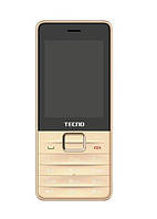 Телефон TECNO T454 Dual SIM 2-симочный кнопочный золотистый