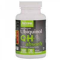 Коэнзим Jarrow Formulas Ubiquinol QH-Absorb 200 mg 30 Softgels ET, код: 7520896