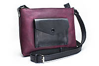 Женская кожаная сумка ручной работы Coolki Bossy бордовый EM, код: 6719945