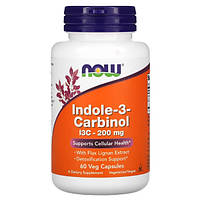 Индол 3 карбинол NOW Foods Indole-3 Carbinol 200 mg 60 Veg Caps ET, код: 7576295