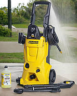 Мойка высокого давления для авто и дома Karcher K 4, 420 л/ч, 1.8 кВт, 30 м2/ч