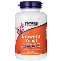 Пивные дрожжи NOW Foods Brewer's Yeast 200 Tabs ET, код: 7693358