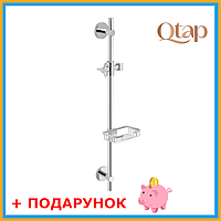 Держатели кронштейны и штанги для душа Qtap Sprha 700 мм Душевая штанга стойка с держателем универсальная