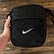 Чоловіча чорна сумка через плече, барсетка Nike, найк., фото 8