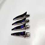 Зажим 4,5 см металевий завужений, фото 2