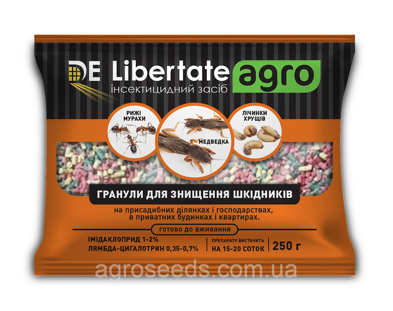 Засіб проти Ведмедики Де Лібертате 250 г на 15-20 соток (Аналог Антимедведка)