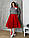 Костюм спідниця з блузоном, стильний спідничний костюм батал, модний костюм батал, фото 3