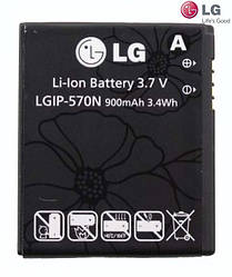 Батарея (АКБ, акумулятор) LGIP-570N для LG GD310 (3.7 V 900 mah), оригінал