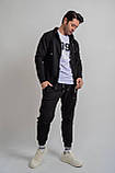 Чоловічий спортивний костюм Armani CK7789 чорний, фото 7