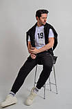 Чоловічий спортивний костюм Armani CK7789 чорний, фото 2