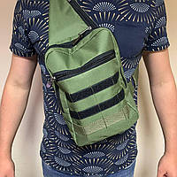 Мужская тактическая армейская сумка-слинг (барсетка мужская) через плечо QAZ TOL