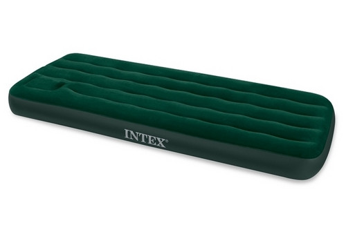 Надувний матрац Intex 66950 з вбудованим ножним насосом 191 х 76 х 22 см , фото 1