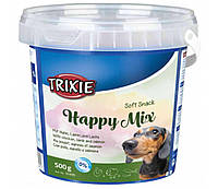 Мягкое лакомство Trixie Soft Happy Mix для собак 500 грамм ET, код: 2683303