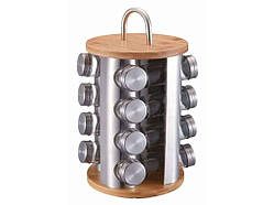 Набір для спецій на підставці 17шт EB-4028 ТМ EDENBERG Solmir