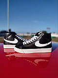 Кросівки Nike Blazer Mid Black&White 36-45, фото 5