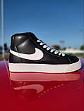 Кросівки Nike Blazer Mid Black&White 36-45, фото 7