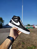 Кросівки Nike Blazer Mid Black&White 36-45, фото 9