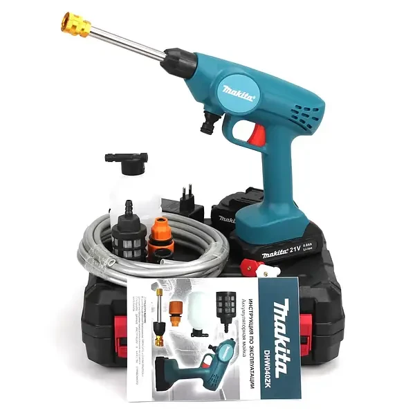 Акумуляторна мийка Makita DHW040 / 24V-4.0 А·год Акумуляторна мінімийка Makita. Дві батареї.