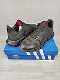 Чоловічі кросівки Adidas Vento Black&Red 41-46, фото 3