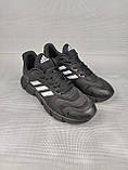 Чоловічі кросівки Adidas Vento Black&White 41-46, фото 4