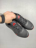 Чоловічі кросівки Adidas Glide Black&Red 41-46, фото 6