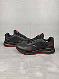 Чоловічі кросівки Adidas Glide Black&Red 41-46, фото 10