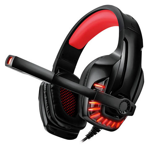 Гарнітура REAL-EL GDX-7650 Black/Red, фото 1