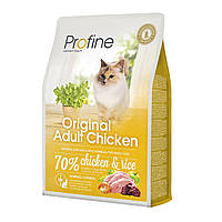 Сухой корм для взрослых котов Profine Cat Original Adult с курицей и рисом 2 кг (859560251770 KB, код: 7568156