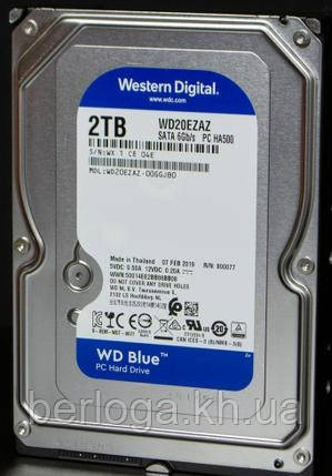 Жорсткий диск WD Blue WD20EZAZ  2 TB