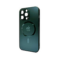 Чохол для смартфона AG Glass Matt Frame Color MagSafe Logo for Apple iPhone 13 Pro Cangling Green inc trs
